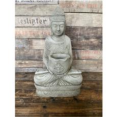 Tea light Buddha Stone