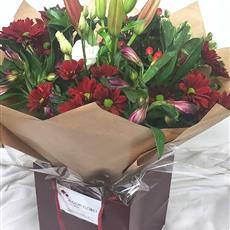 Christmas Pudding Hand Tied