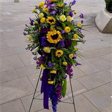 Sunflower Arrangement on stand