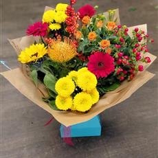 Red Sunset Hand Tied